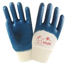 Нитриловые перчатки с легким покрытием /синие/